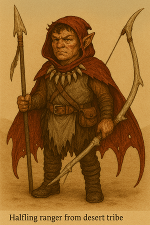 Halfling ranger desert tribe.png