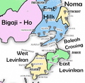 Southeast Osugbo and Levinkan areas circa 795 PR