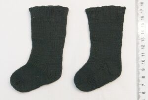 two black socks